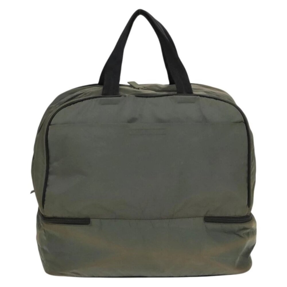 PRADA Sports Boston Bag Nylon Gray Silver Auth bs27925 - Picture 2 of 16